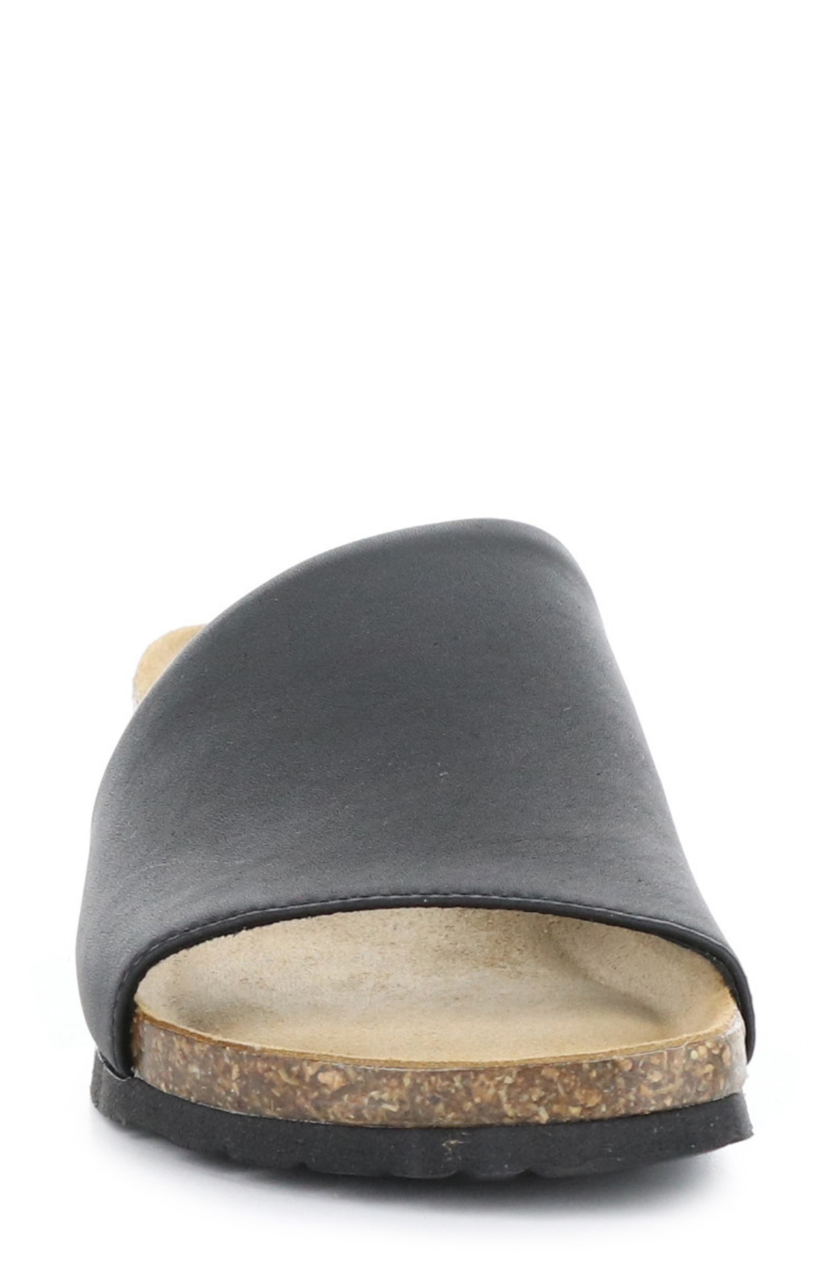 Bos. & Co. Lux Slide Sandal, Alternate, color, Black