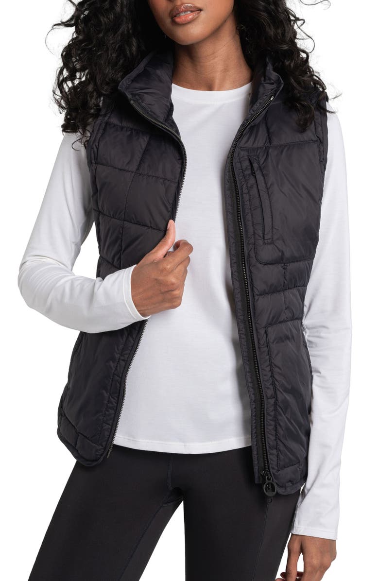 Lole Daily Water Repellent Quilted Vest, Main, color, 