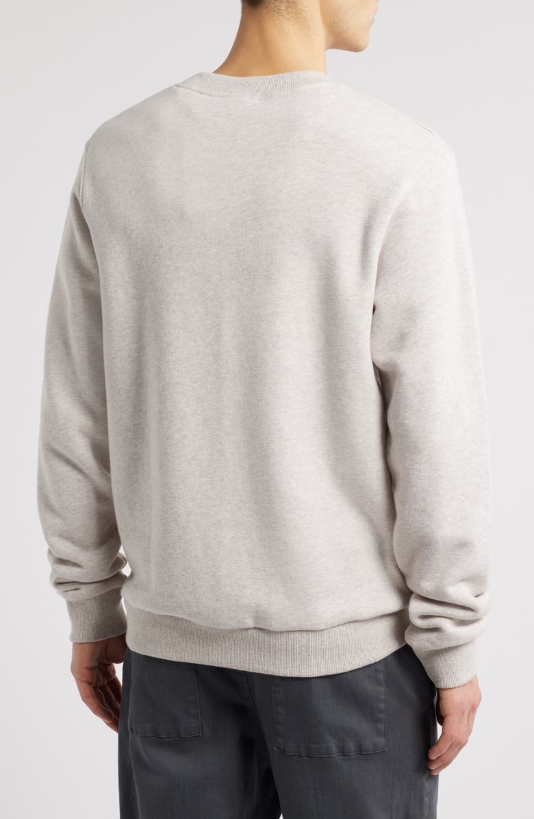 Les Deux Ivy League French Terry Crewneck Sweatshirt, Alternate, color, Oatmeal Melange