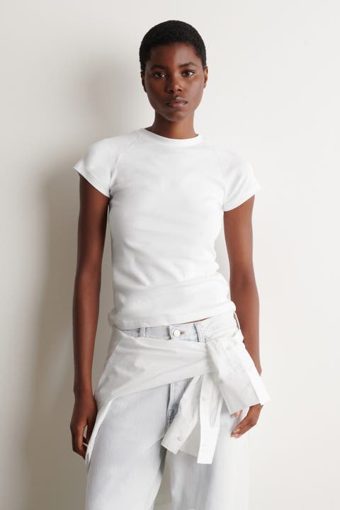 Slim Cotton Raglan T-Shirt