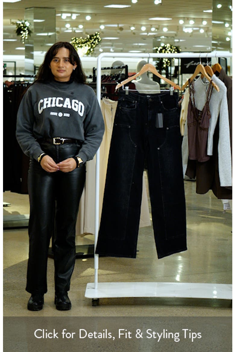 Getty High Waist Crop Wide Leg Utility Jeans video