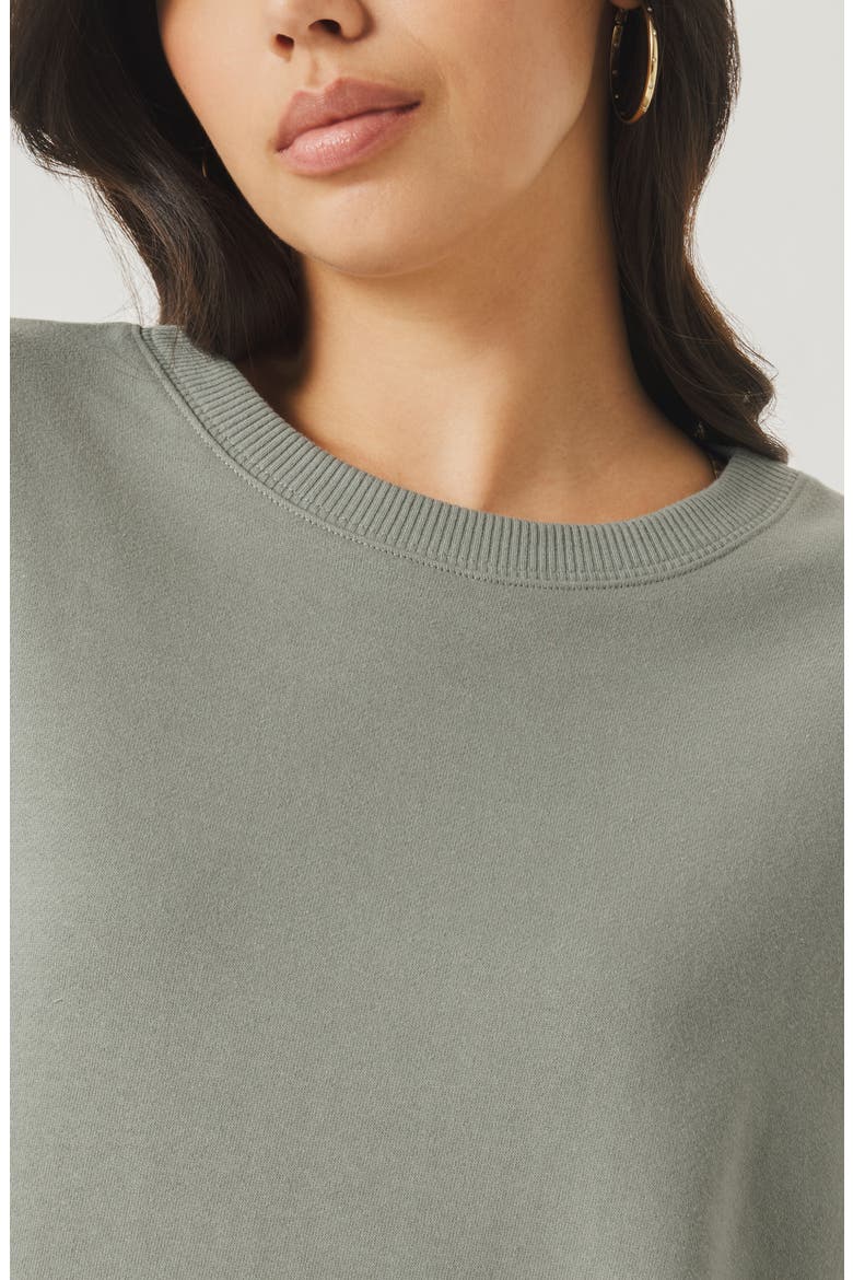 Greta Terry Sweatshirt, Alternate, color, EUCALYPTUS GREEN