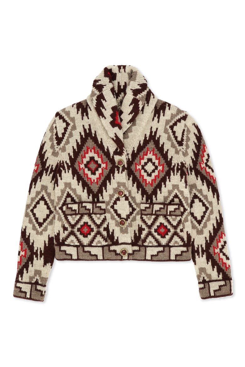 WLydie Navajo Mix Cardigan, Main, color, Multicolor