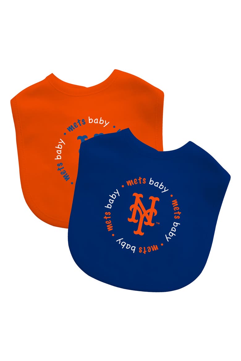 New York Mets - Baby Bibs 2-Pack, Main, color, Blue