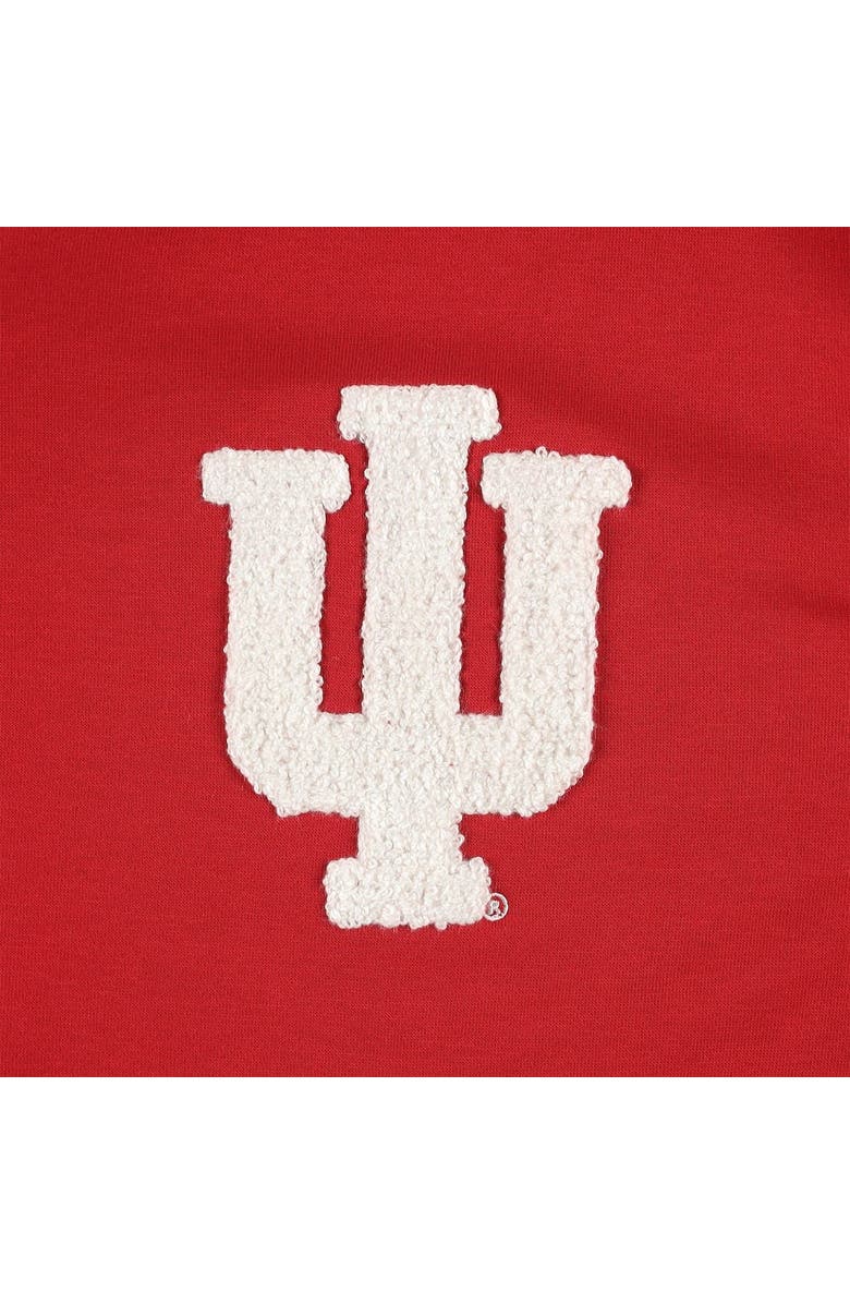 GAMEDAY COUTURE Women's Gameday Couture Crimson/Black Indiana Hoosiers Matchmaker Diagonal Cowl Pullover Hoodie, Alternate, color,