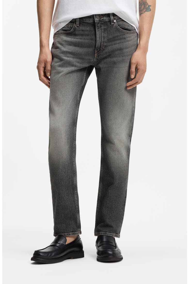 Delaware Slim Fit Jeans, Main, color, FADED BLACK