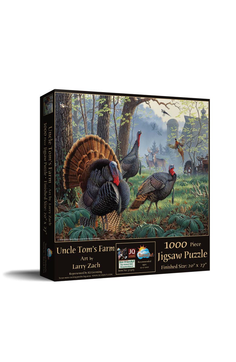 Sunsout Uncle Tom's Farm 1000 piece Jigsaw Puzzle for Adults, Main, color, Multicolor