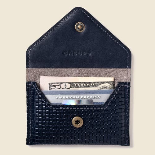 Casupo Mini Envelope Wallet With Rfid Protection In Blue