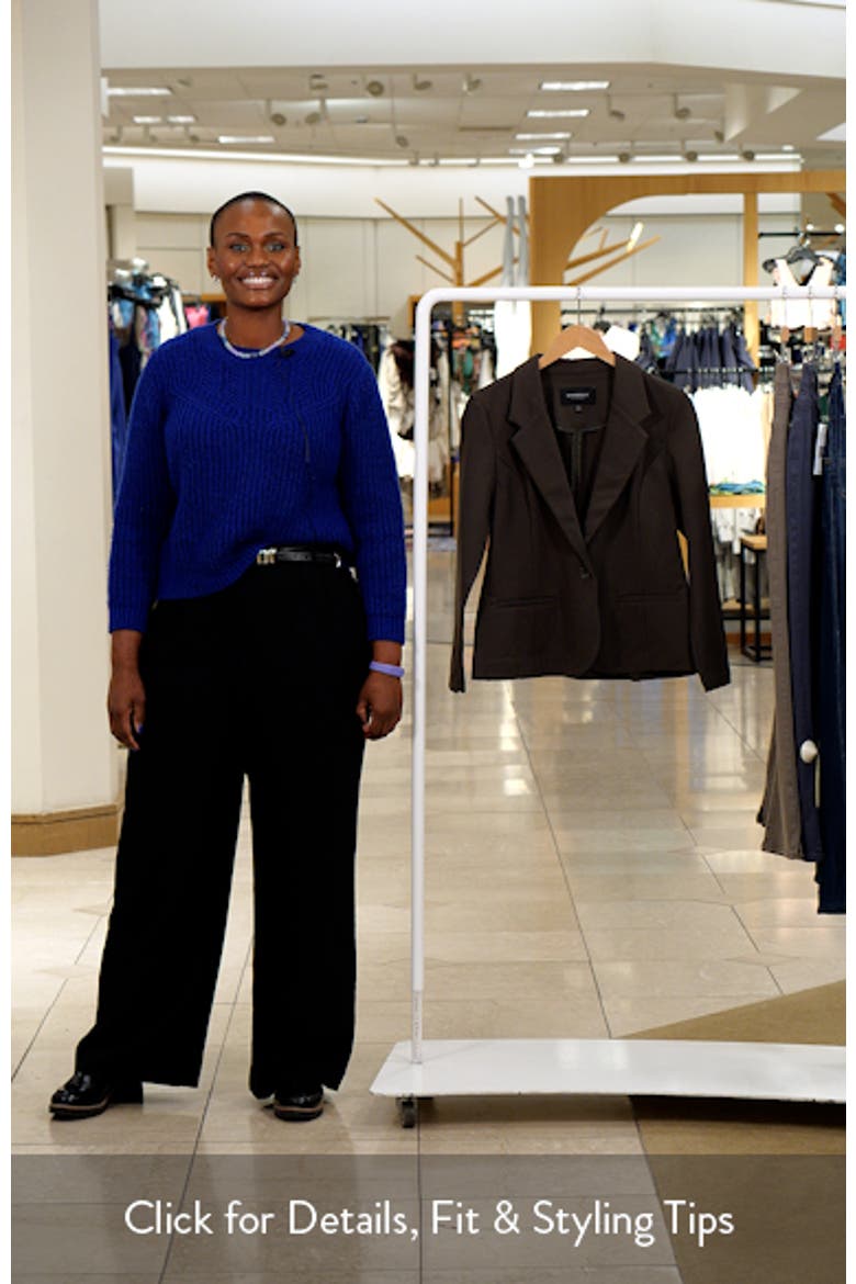 Fitted Knit Blazer video