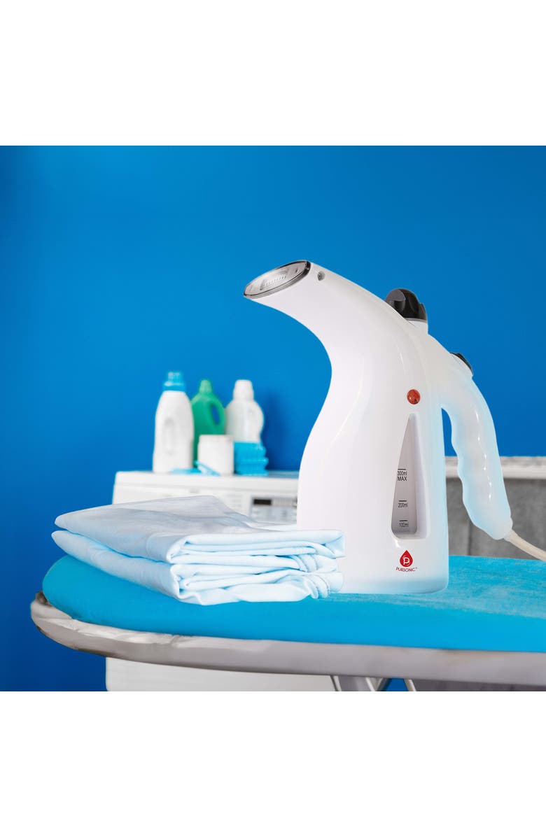 PURSONIC Handheld Travel Clothes Garment Steamer, Alternate, color, White