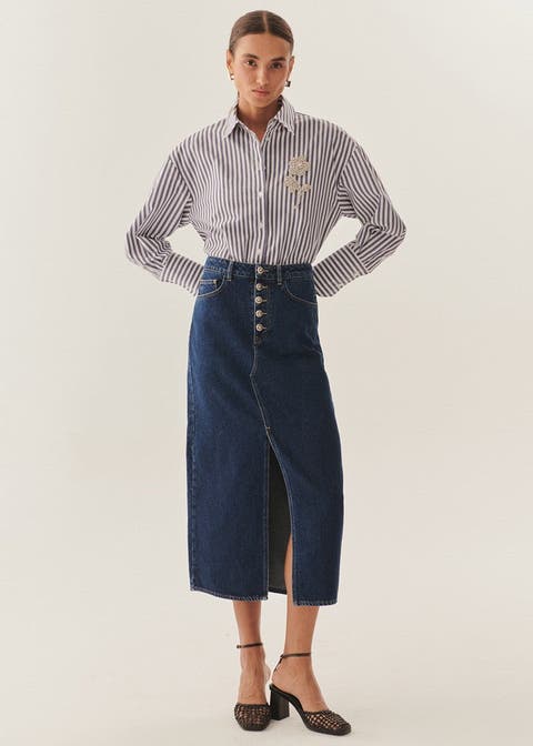 Malia Denim Skirt