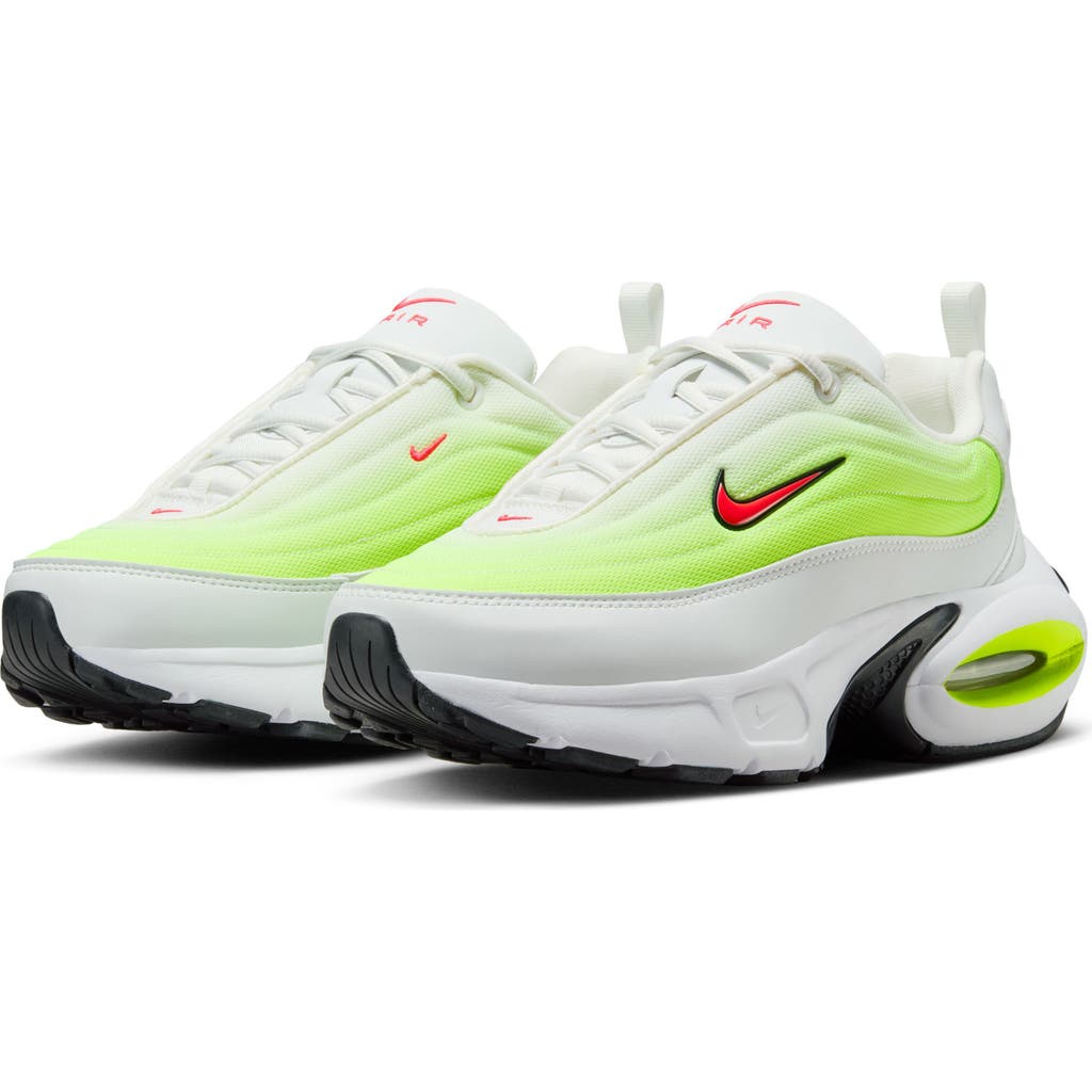 Shop Nike Air Max Portal Sneaker In Summit White/crimson/volt