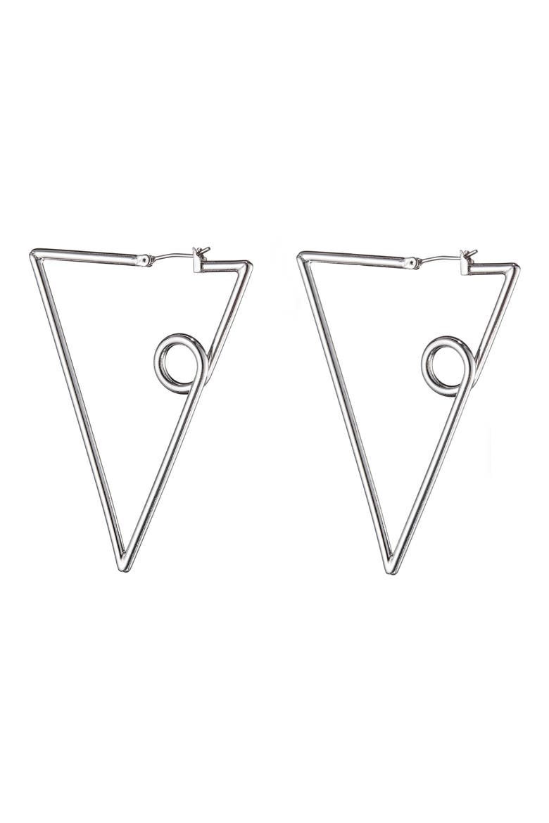 The Verse Earrings, Main, color, SILVER