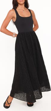 Petal & Pup Alva Eyelet Midi Dress