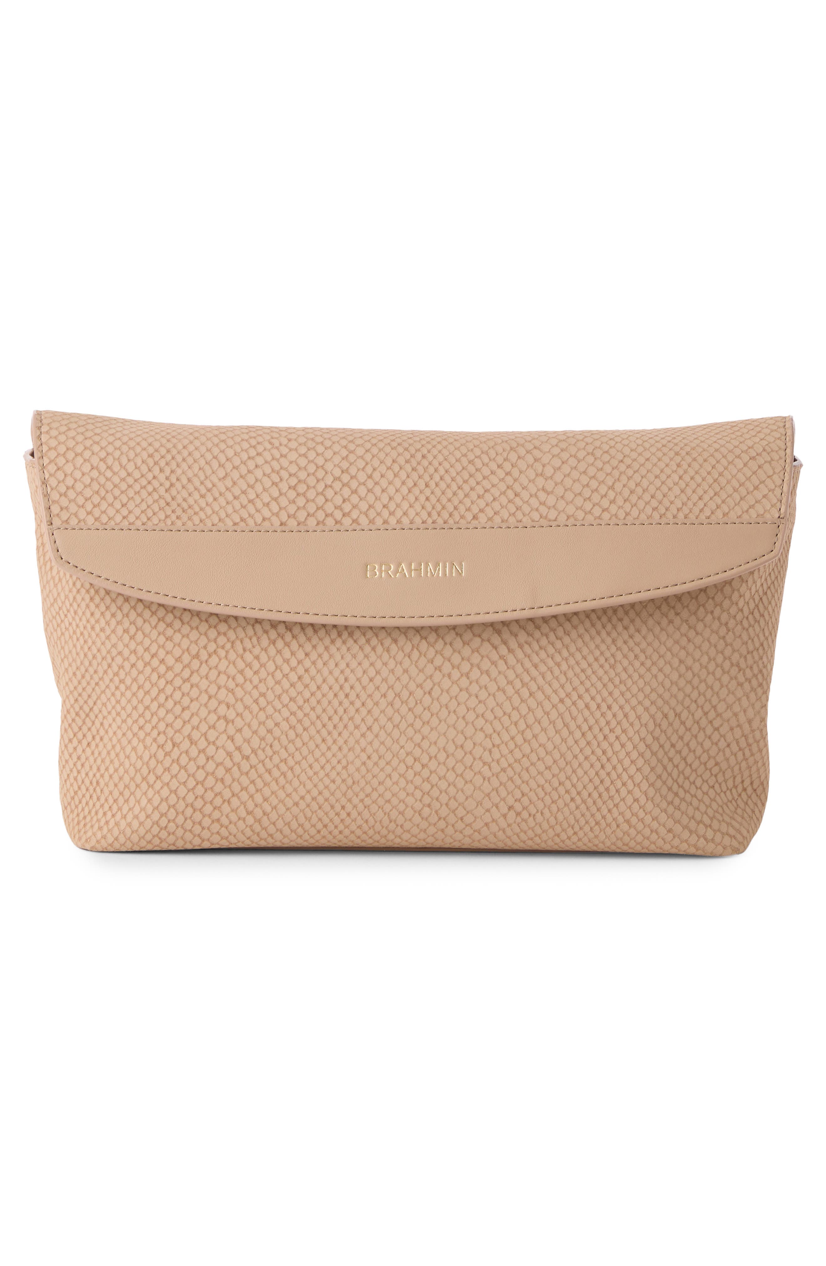Brahmin Kalina Leather Clutch, Alternate, color, 