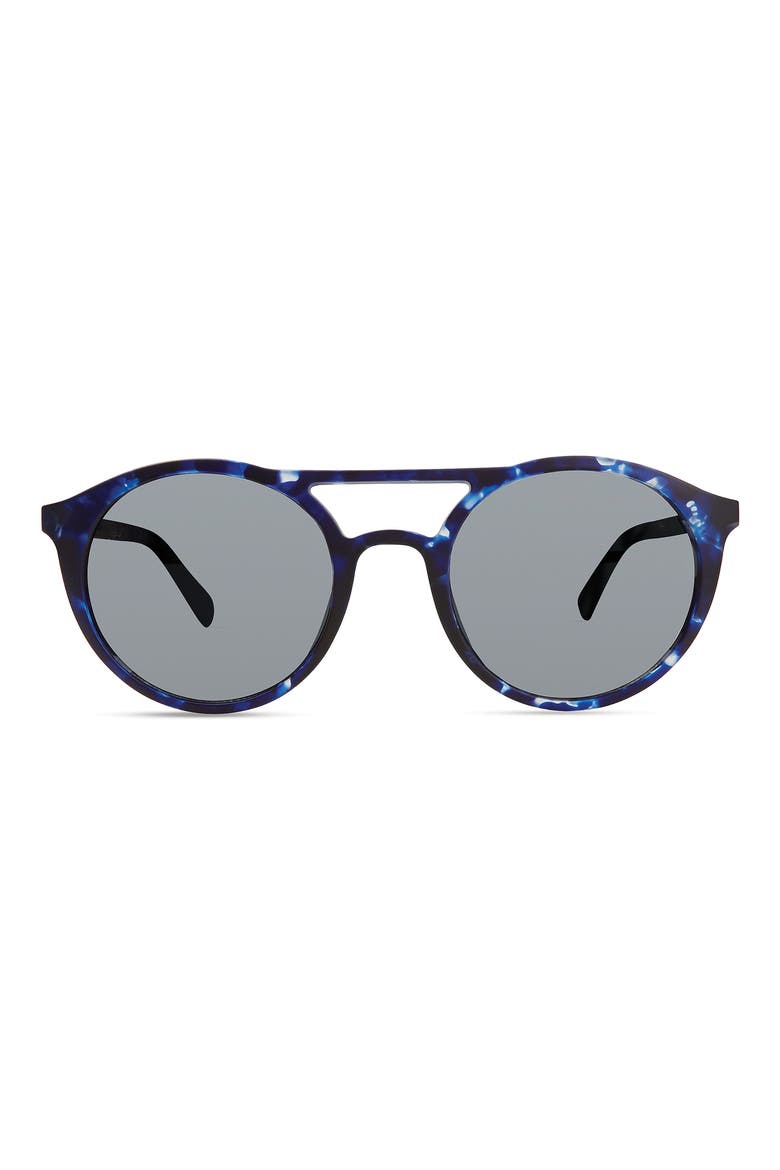 Brazos 49mm Aviator Sunglasses, Main, color, BLUE TORTOISE