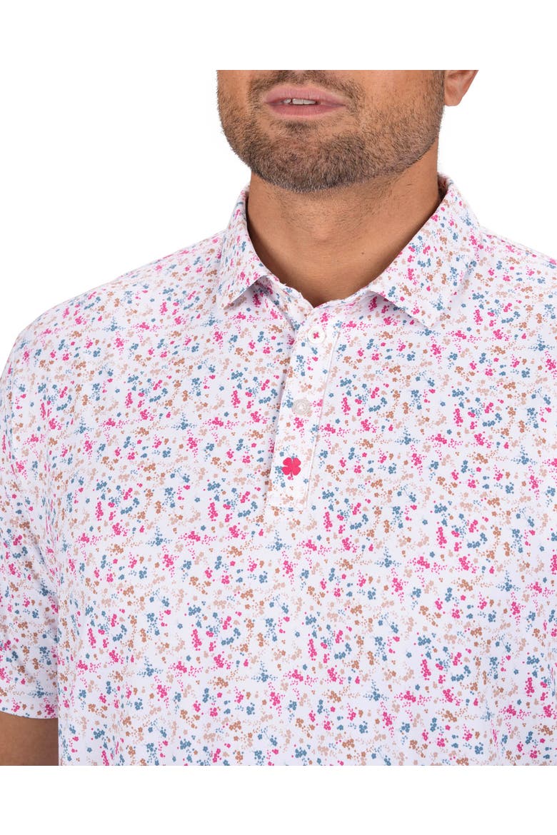 Raspberry Smash Polo, Alternate, color, White Multi