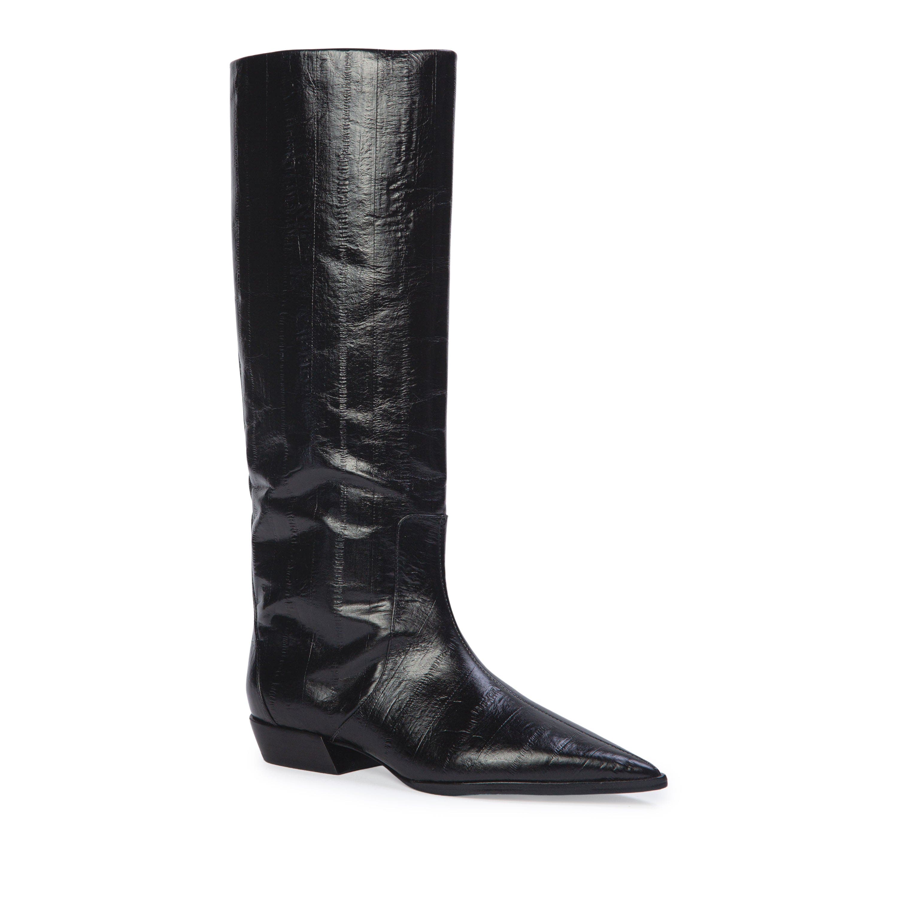 Aero 30 Boot, Alternate, color, Black Eel Printed Leather