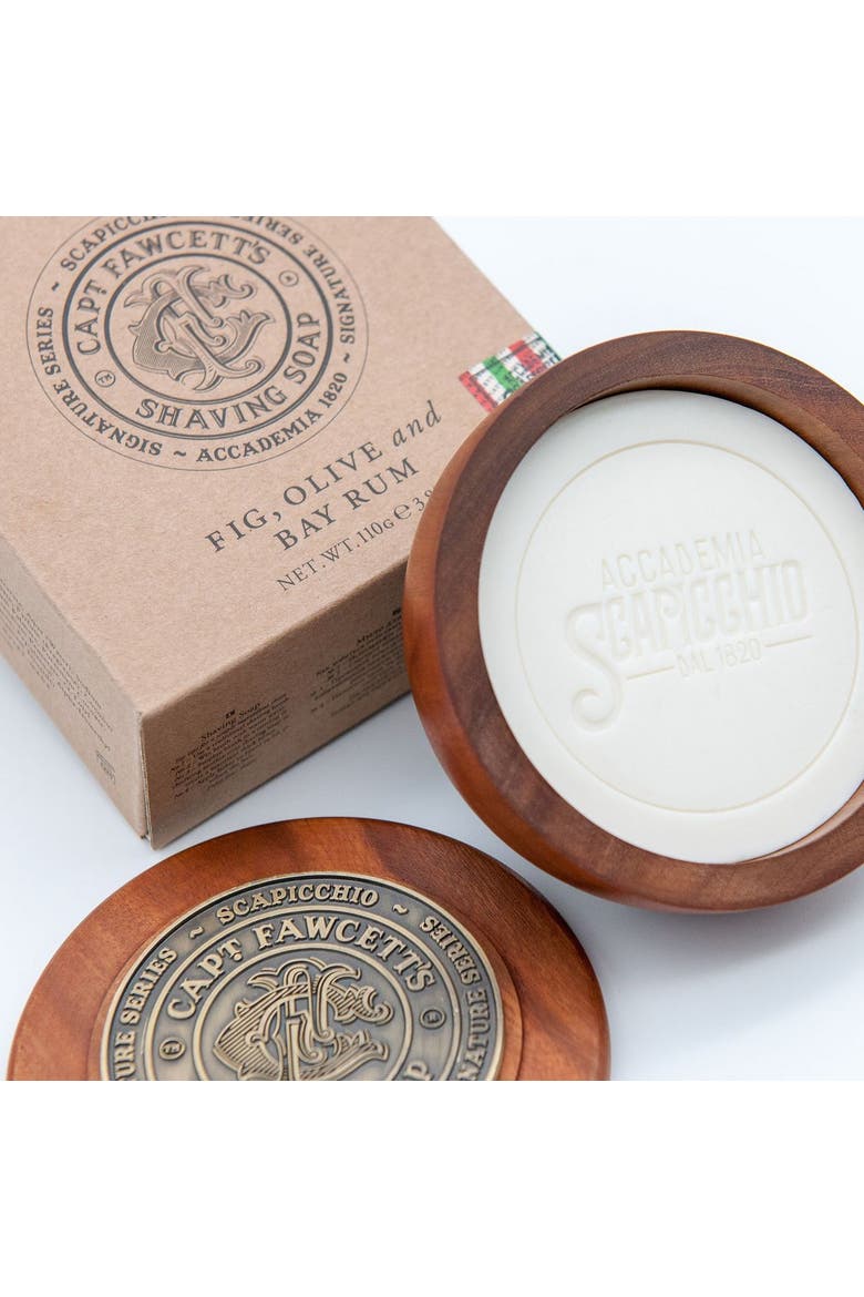 Scapicchio Fig, Olive & Bay Rum Shaving Soap, Alternate, color, Shaving Soap