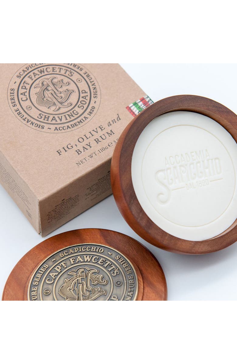 Captain Fawcett Scapicchio Fig, Olive & Bay Rum Shaving Soap, Alternate, color, Shaving Soap