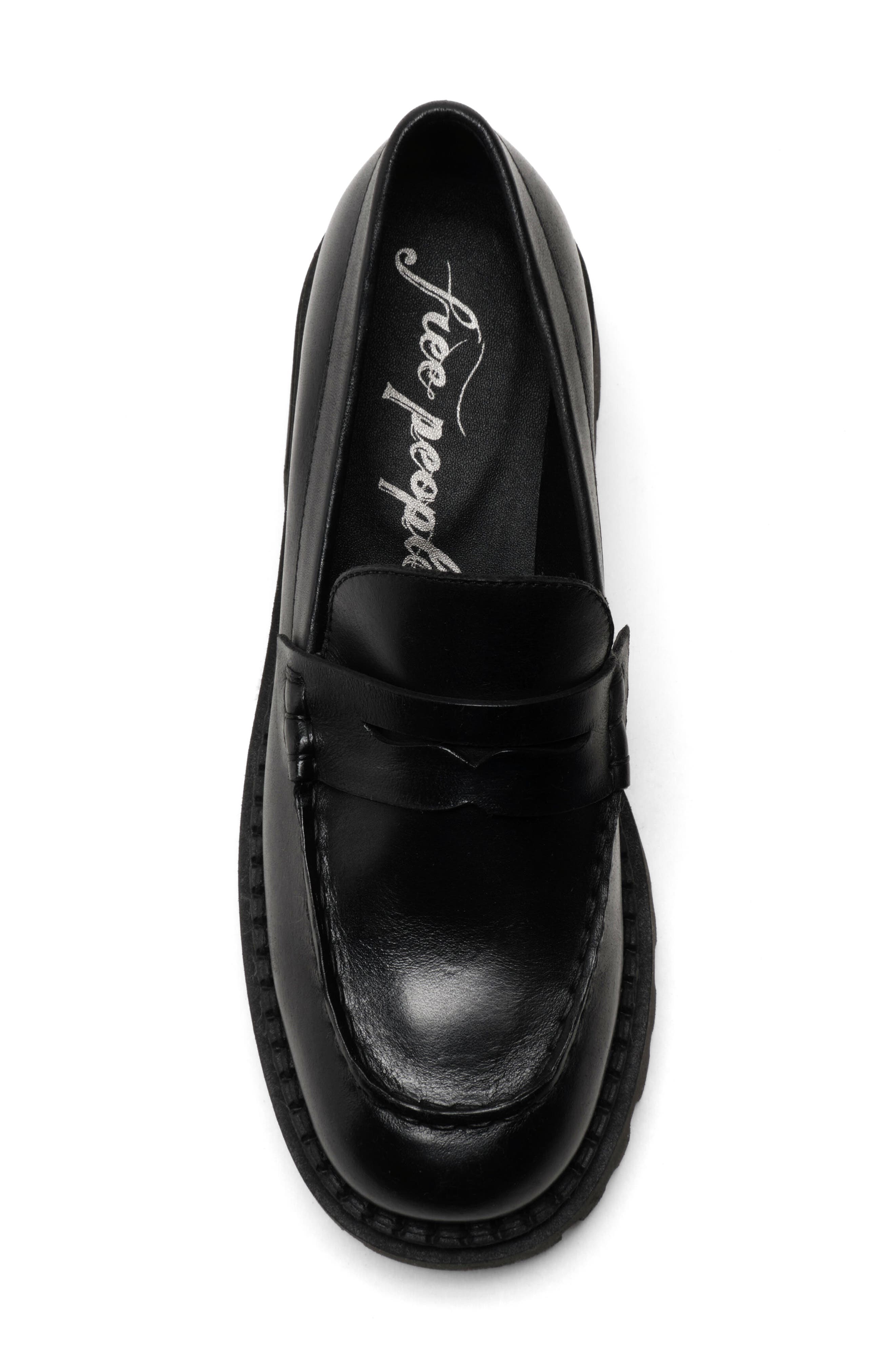 Free People Lyra Lug Sole Loafer, Alternate, color, 