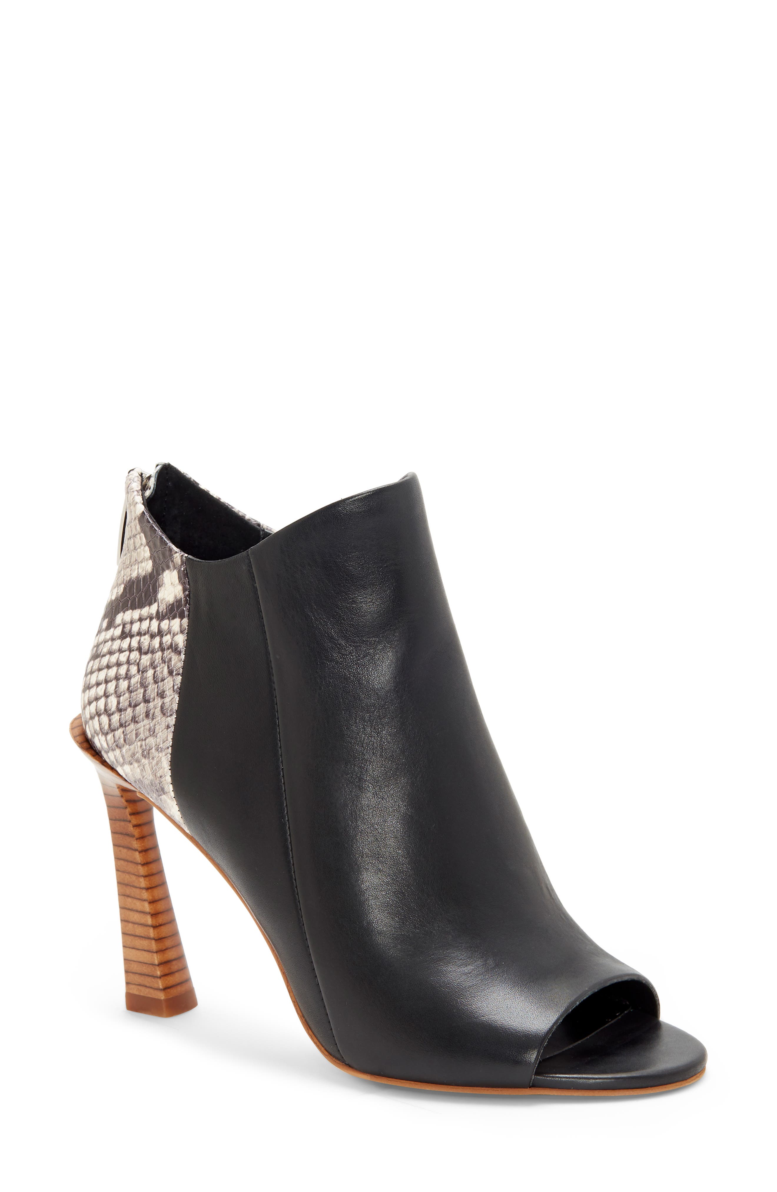 Vince Camuto Artiziana Open Toe Bootie, Main, color, 