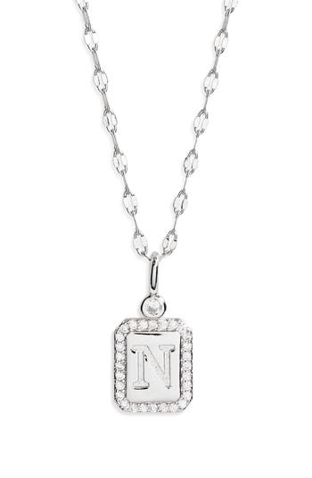 Leith Initial Pendant Necklace