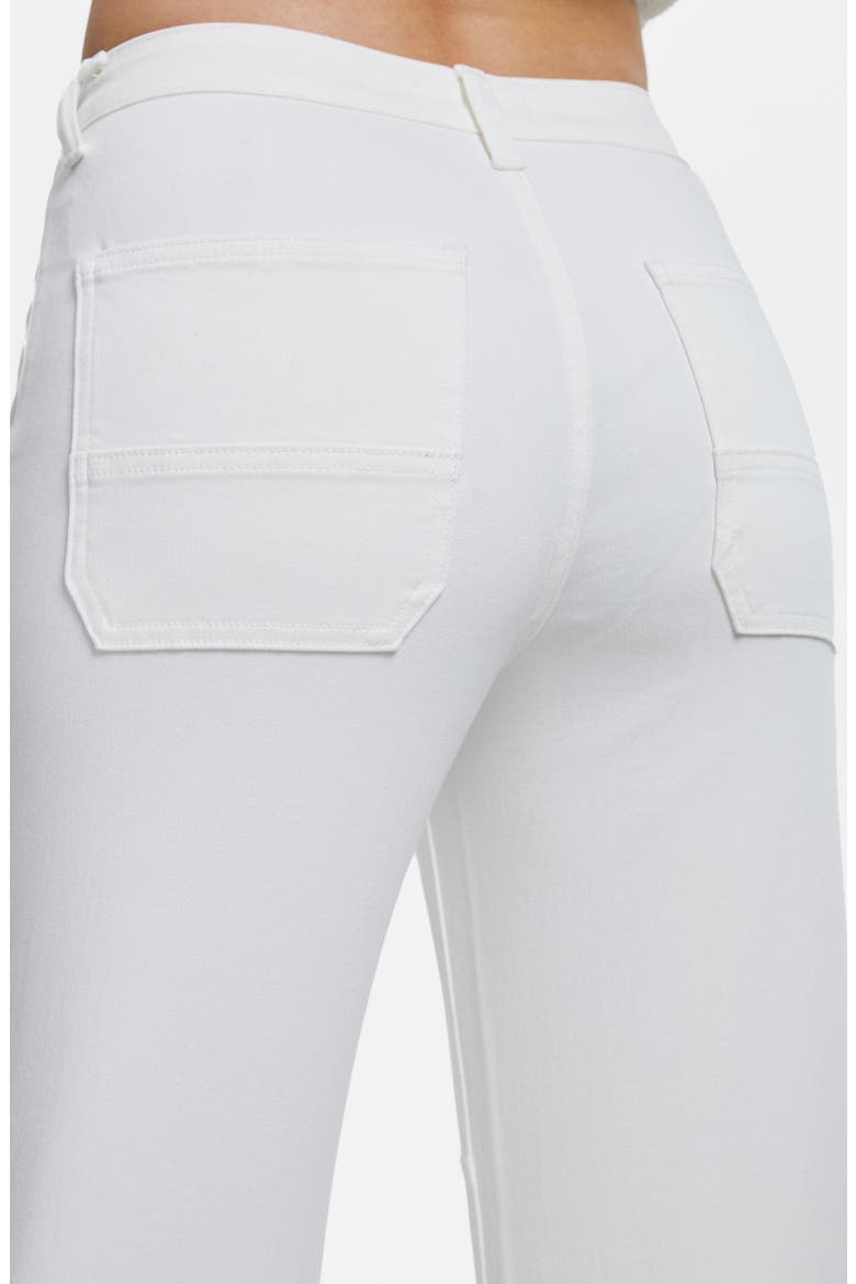 Eva High Waist Wide Leg Jeans, Alternate, color, WHITE