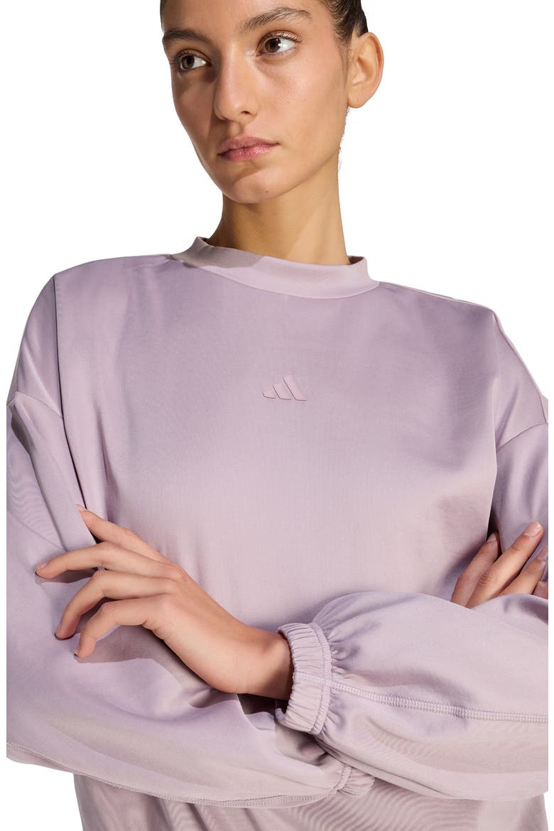 Motion Yoga Essentials Cover-Up Sweatshirt, Alternate, color, PRELOVED FIG