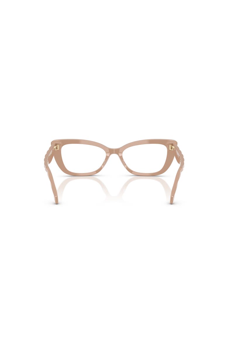 52mm Cat Eye optical glasses, Alternate, color, Brown
