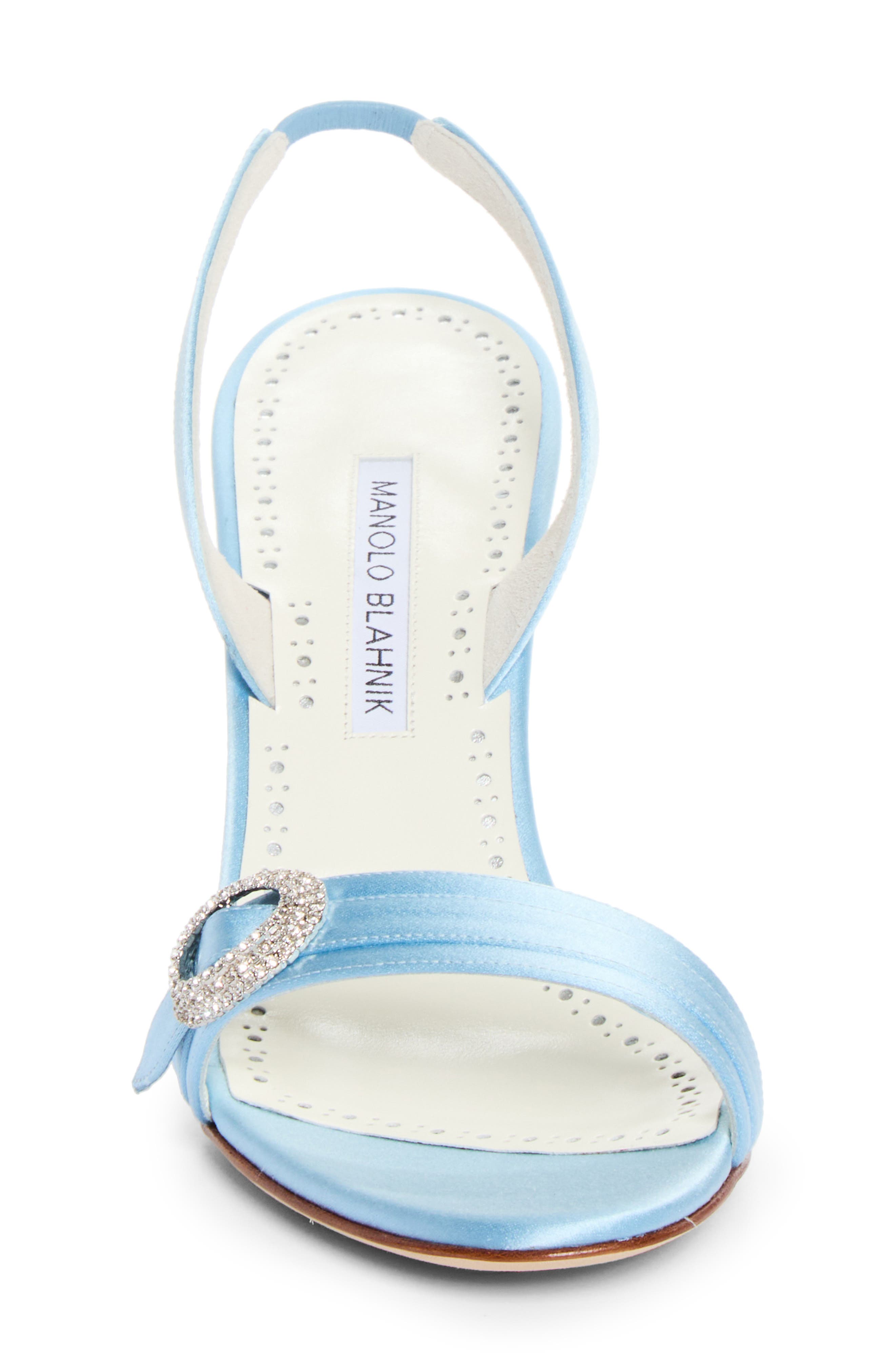 Zutosan Buckle Slingback Sandal, Alternate, color, LBLU4535/ YOTH996F