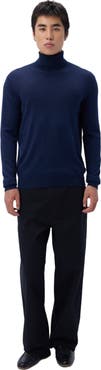 GOBI Mongolian Cashmere Cashmere-Silk Turtleneck Sweater