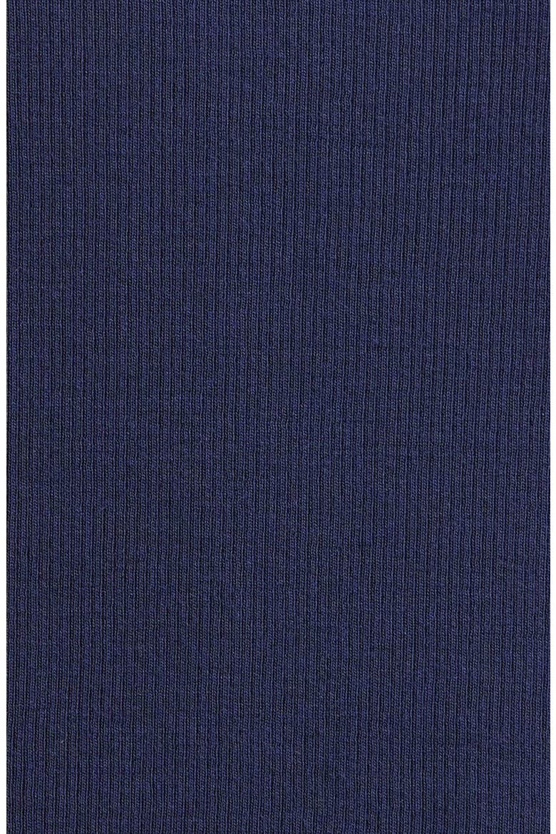 Moonlight Eco Easy Rib Short Pajamas, Alternate, color, NAVY PEACOAT
