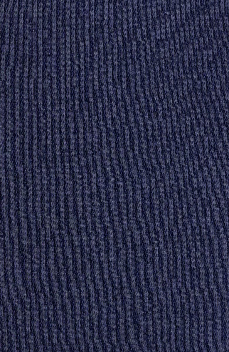 Nordstrom Moonlight Eco Easy Rib Short Pajamas, Alternate, color, Navy Peacoat