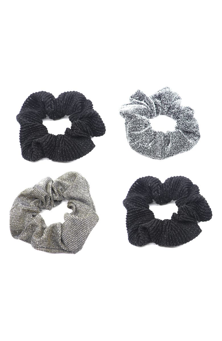 NATASHA Tasha 4-Pack Scrunchie Set, Main, color,