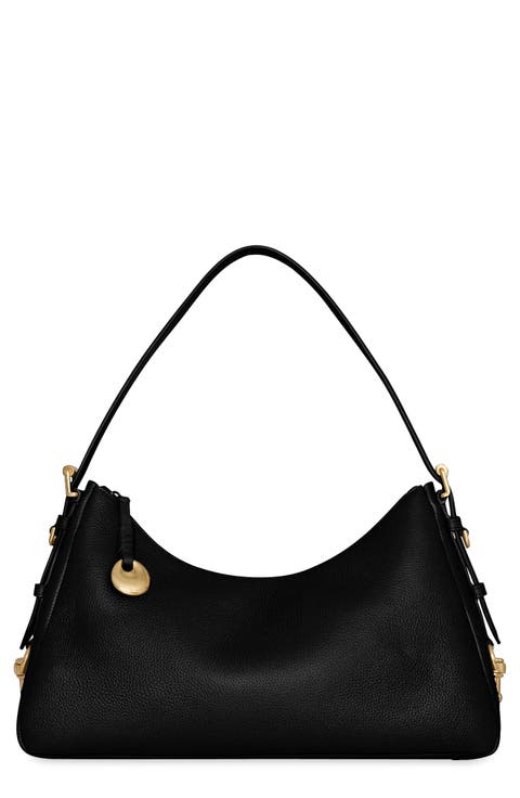 Large Mia Leather Shoulder Bag