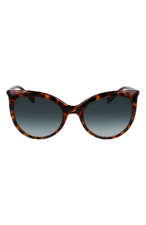 Roseau 53mm Gradient Cat Eye Sunglasses