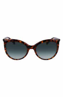 Longchamp Roseau 53mm Gradient Cat Eye Sunglasses