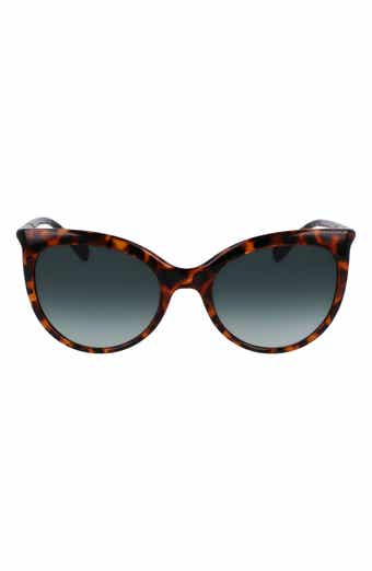 Longchamp Roseau 53mm Gradient Cat Eye Sunglasses