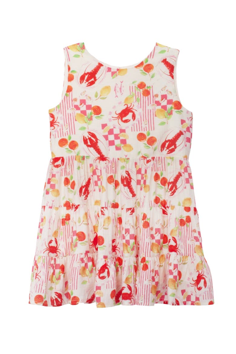 Coastal Catch Sleeveless Dress, Main, color, Pink
