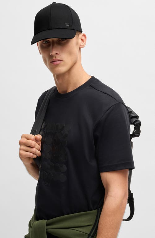 Hugo Boss Boss Zed Cotton Twill Baseball Cap In Black