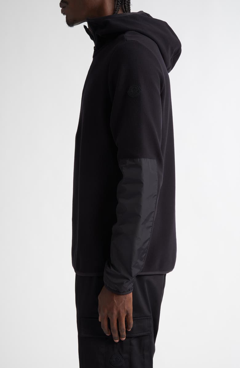 Moncler Half Zip Contrast Panel Jacket, Alternate, color, 