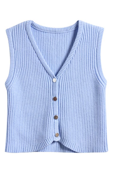 Kids' Rib Sweater Vest (Big Kid)