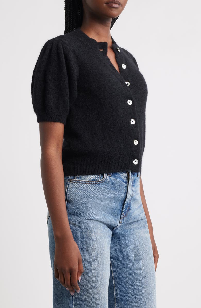 DÔEN Anisa Cardigan, Alternate, color, Black