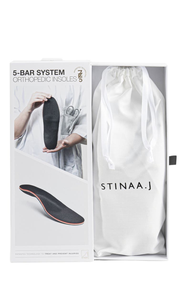 Stinaa.J 5-Bar System Orthopedic Insoles, Alternate, color, Black