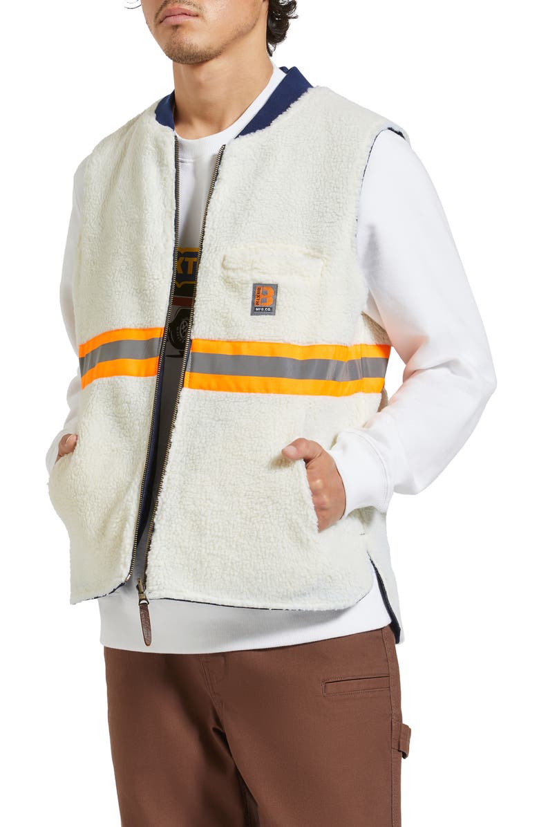 Brixton Builders Abraham Reversible Vest, Alternate, color, 