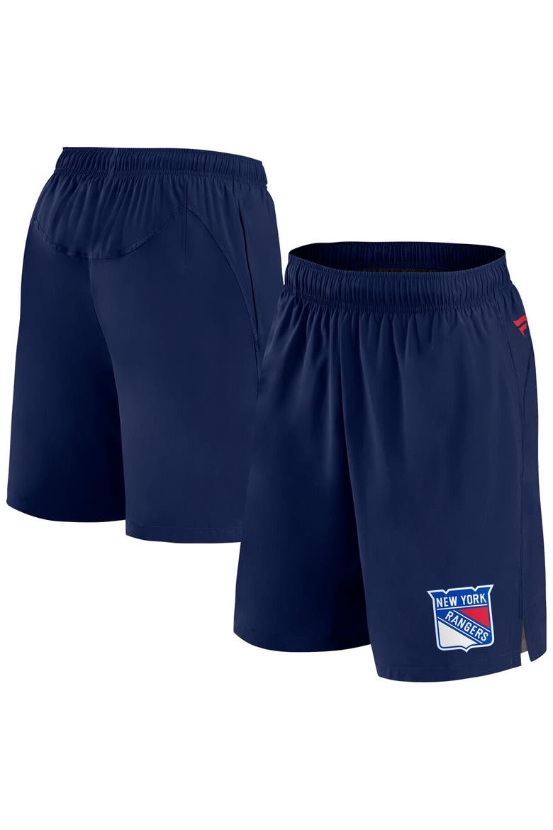 Men's Fanatics Branded  Navy New York Rangers Authentic Pro Tech Shorts, Main, color, Navy