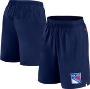 FANATICS Men's Fanatics Branded  Navy New York Rangers Authentic Pro Tech Shorts