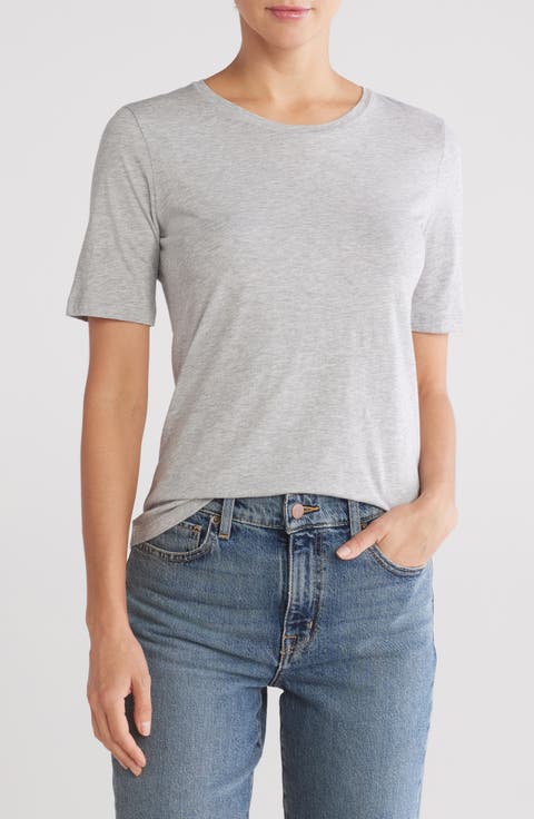Women's Grey Tops | Nordstrom Rack