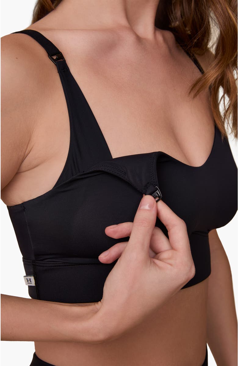 Harper Wilde Bliss Nursing Bralette, Alternate, color, Black